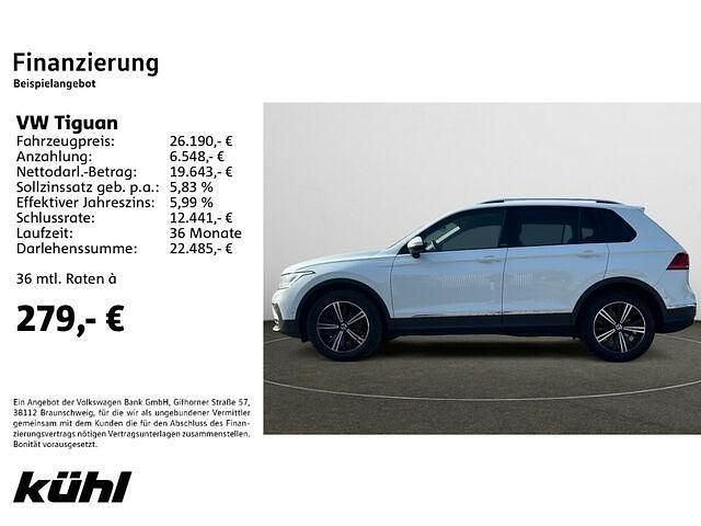 Gebraucht VW Tiguan Active 131 PS (96 kW) 2022 Pure white SUV