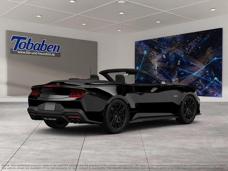 Neu Ford Mustang GT 446 PS (328 kW) 2025 Schwarz Cabrio