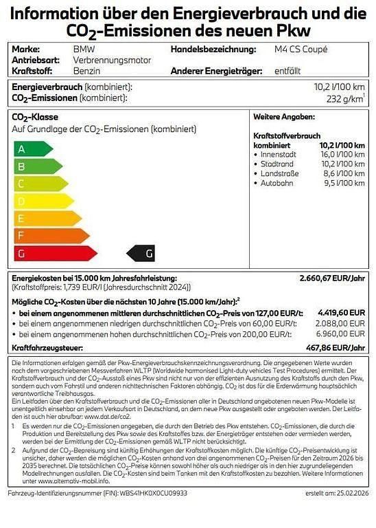 Gebraucht BMW M4 Performance 551 PS (405 kW) 2025 Grau