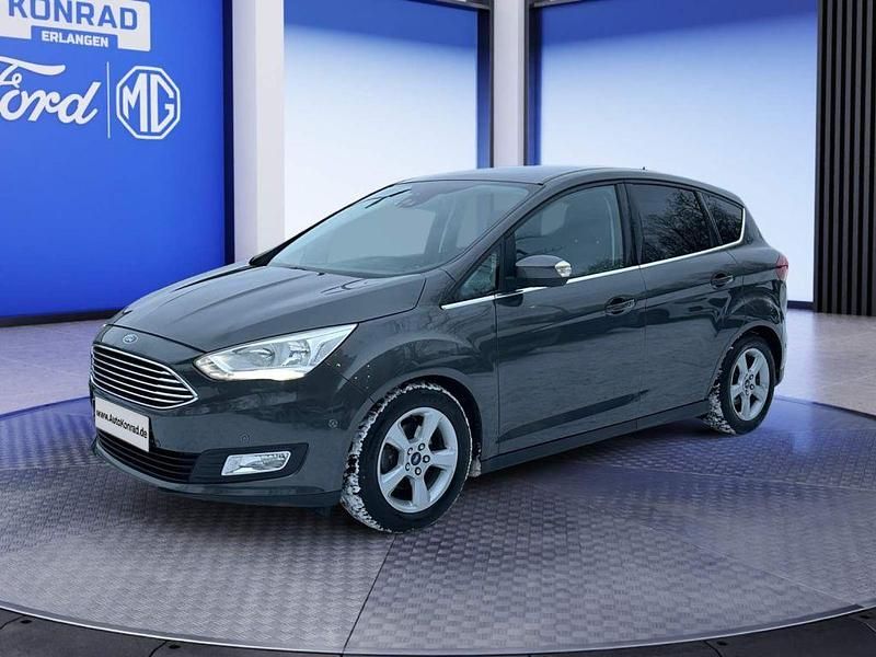 Grau Gebraucht 2019 Ford C-MAX Titanium Van / Kleinbus | 14.490 € (Teuer) - Bild 1/4