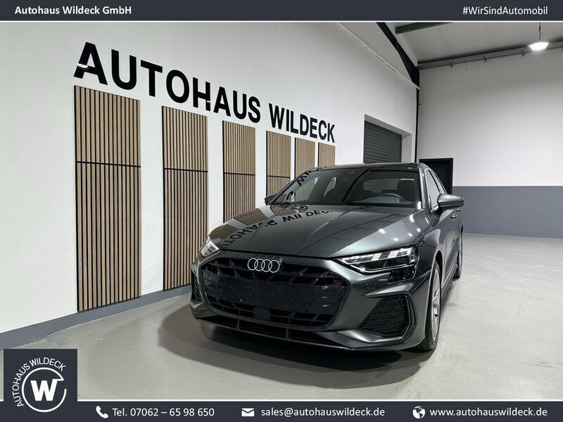 Grau Neu 2025 Audi A3 Sportback S-Line Limousine | 37.977 € (Superpreis) - Bild 1/4