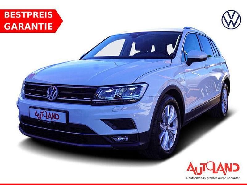 Weiss Gebraucht 2020 VW Tiguan Highline SUV | 25.990 € (Fairer Preis) - Bild 1/4