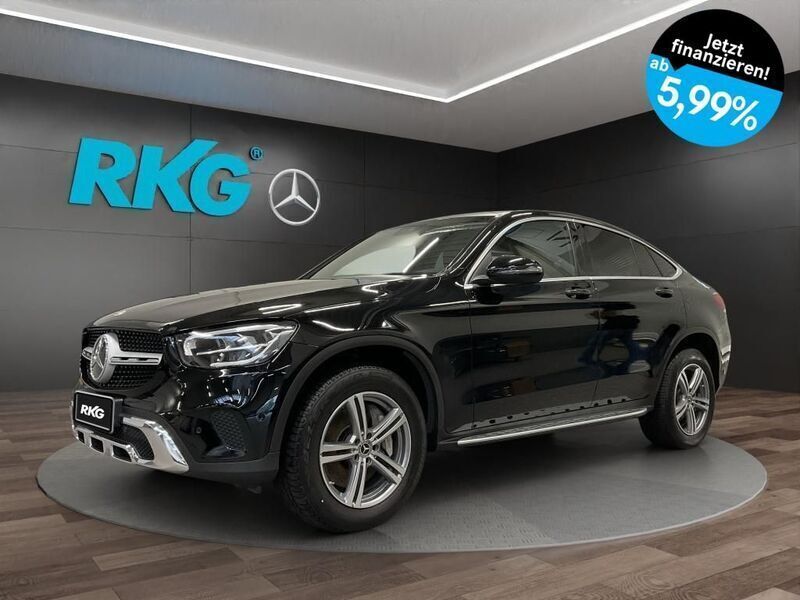 Schwarz Gebraucht 2021 Mercedes GLC300e Coupé | 40.890 € (Superpreis) - Bild 1/4