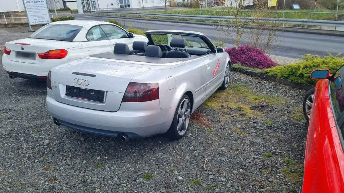 Gebraucht Audi A4 Cabriolet 174 PS (127 kW) 2002 Silber Cabrio