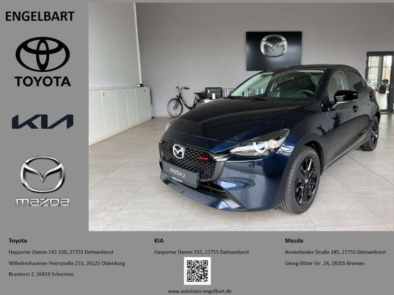 Deep crystal blue Neu 2024 Mazda 2 Homura-Line Kleinwagen | 19.995 € (Guter Preis) - Bild 1/4