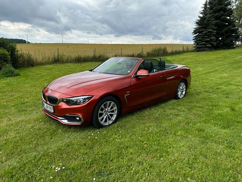 Orange Gebraucht 2018 BMW 420 Luxury Line Cabrio | 22.999 € (Guter Preis) - Bild 1/4