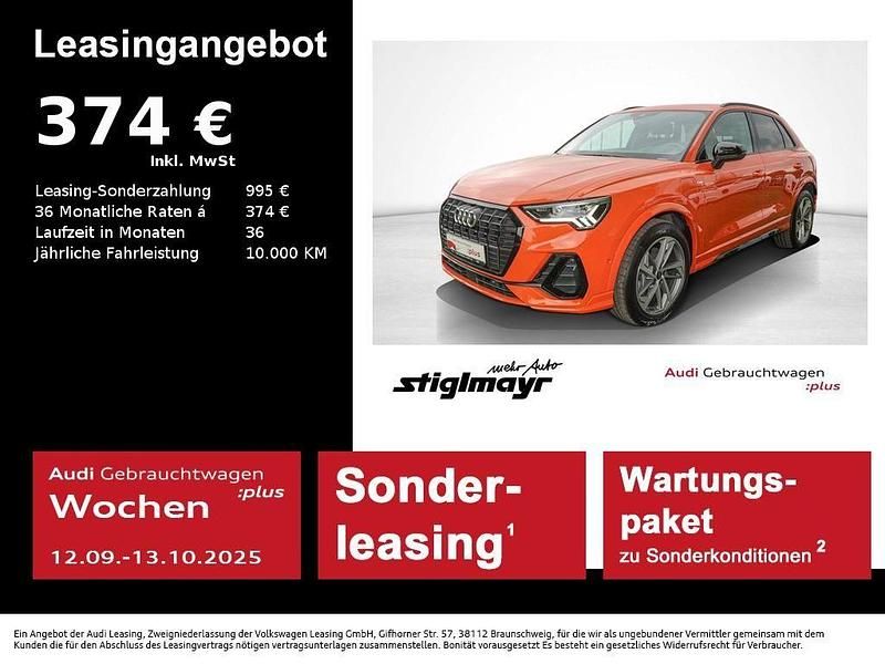 Pulsorange Gebraucht 2024 Audi Q3 S-Line SUV | 43.340 € (Etwas zu teuer) - Bild 1/4