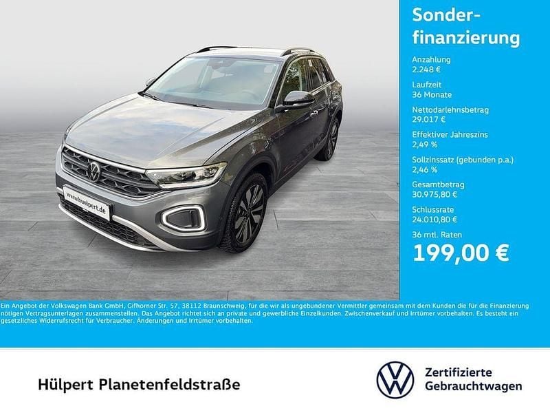 Grau Gebraucht 2025 VW T-Roc Goal SUV | 31.265 € (Superpreis) - Bild 1/4