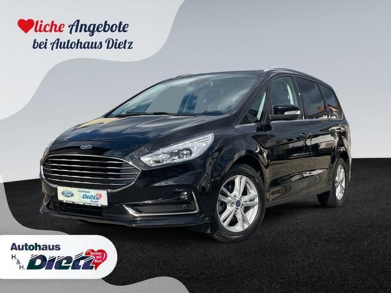 Iridiumschwarz metallic Gebraucht 2020 Ford Galaxy Titanium Van / Kleinbus | 27.990 € (Teuer) - Bild 1/4