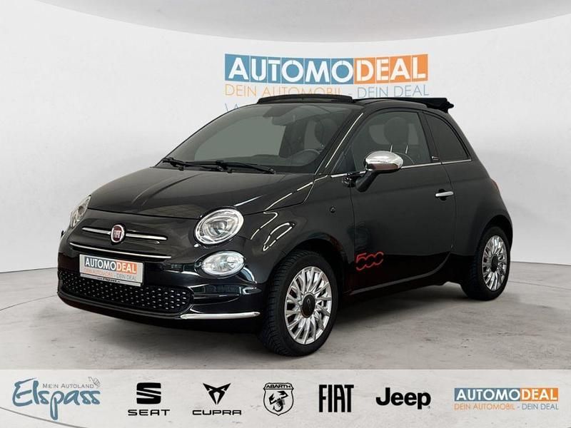 Schwarz) (schwarz Gebraucht 2019 Fiat 500C Lounge Cabrio | 12.389 € (Fairer Preis) - Bild 1/4