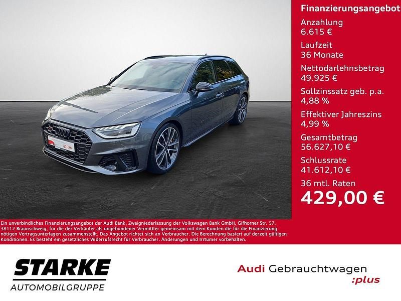 Navarrablau metallic Gebraucht 2023 Audi S4 Ambiente Kombi | 55.950 € (Etwas zu teuer) - Bild 1/4