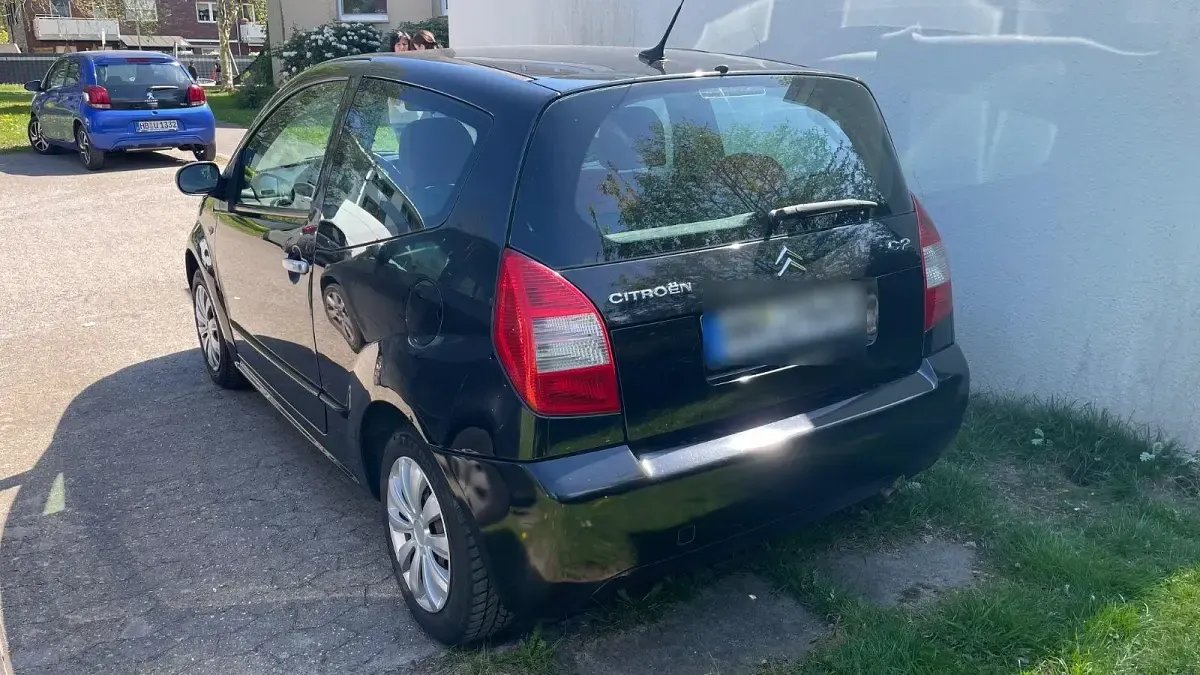 Gebraucht Citroën C2 Style 60 PS (44 kW) 2005 Schwarz Kleinwagen