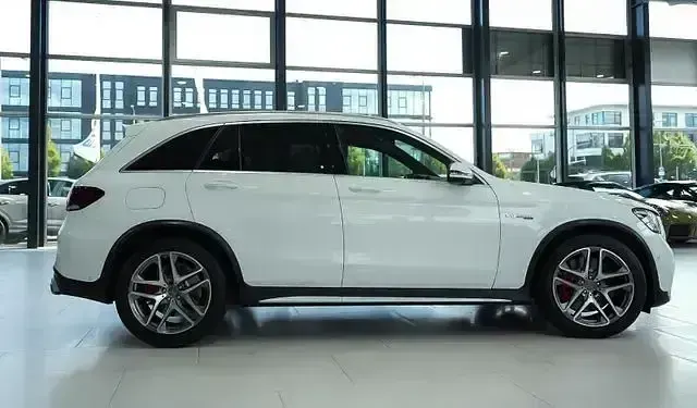 Gebraucht Mercedes GLC63 AMG AMG 510 PS (375 kW) 2019 Polarweiss SUV