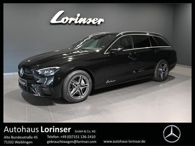 Schwarz Gebraucht 2023 Mercedes E220 AMG Kombi | 61.700 € - Bild 1/2