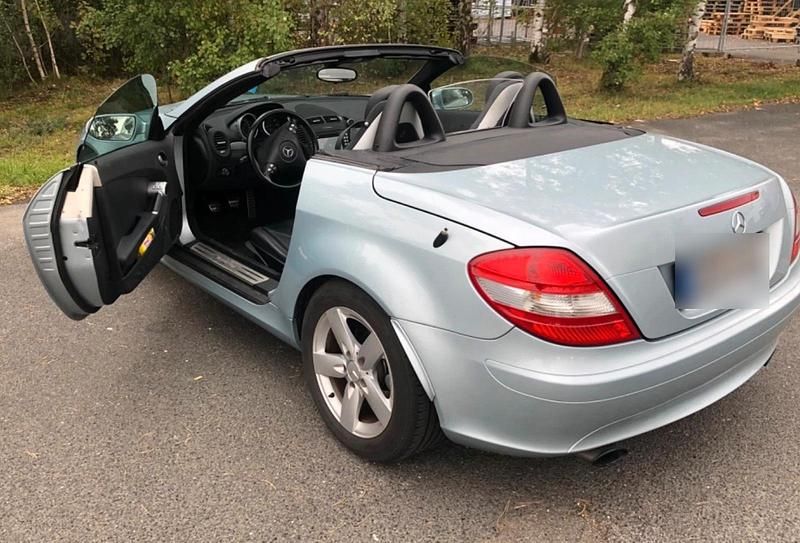 Gebraucht Mercedes SLK200 2004 Silber Cabrio
