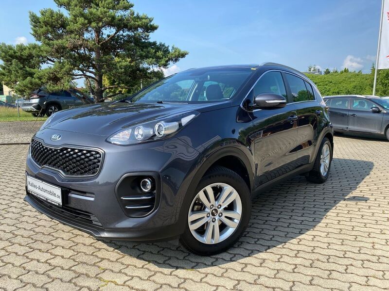 Grau (metallic) Gebraucht 2017 Kia Sportage SUV | 15.340 € (Fairer Preis) - Bild 1/4