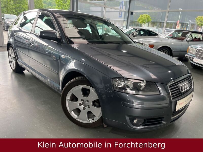 Grau Gebraucht 2008 Audi A3 Sportback Ambition Limousine | 8.990 € (Teuer) - Bild 1/4