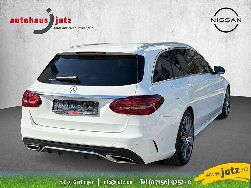 Gebraucht Mercedes C300 AMG line 258 PS (189 kW) 2019 Weiß Limousine