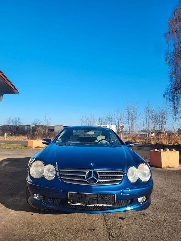Gebraucht Mercedes SL500 306 PS (225 kW) 2002 Blau Cabrio