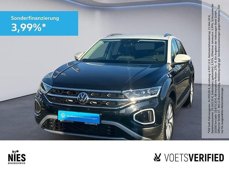 Schwarz Gebraucht 2024 VW T-Roc Style SUV | 25.980 € (Superpreis) - Bild 1/4
