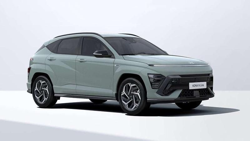 Grün (mirage green) Neu 2025 Hyundai Kona N Line SUV | 36.750 € - Bild 1/4
