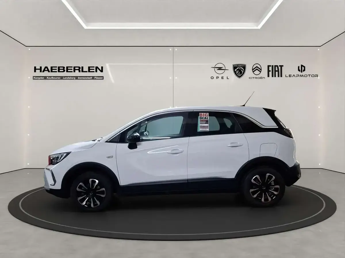 Gebraucht Opel Crossland Enjoy 131 PS (96 kW) 2024 Lack weiss banquise/typ aussenverkleidun (metallic) SUV