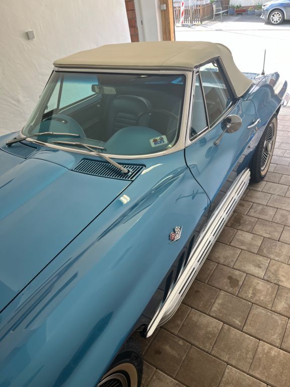 Blau Gebraucht 1966 Corvette C2 Cabrio | 79.000 € - Bild 1/4