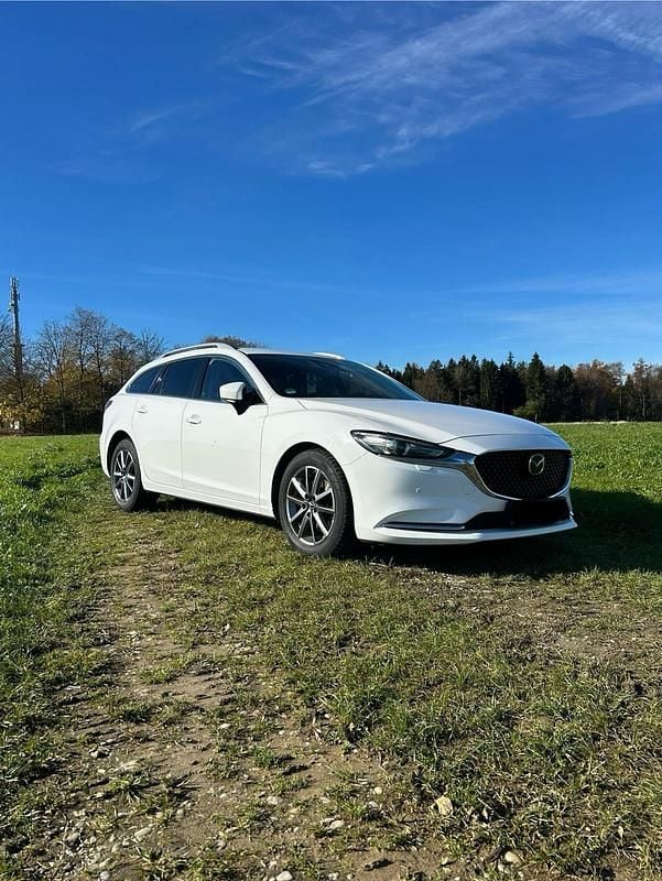 Gebraucht Mazda 6 Sports-Line 194 PS (142 kW) 2019 Weiß Kombi