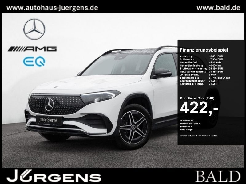 Weiss polarweiss Gebraucht 2024 Mercedes EQB350 AMG SUV | 39.590 € (Guter Preis) - Bild 1/4
