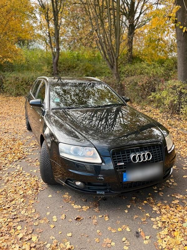 Schwarz Gebraucht 2008 Audi A6 S-Line Kombi | 6.800 € (Etwas zu teuer) - Bild 1/4