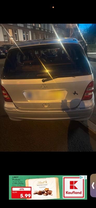 Gebraucht Mercedes A160 71 PS (52 kW) 2001 Silber Kleinwagen