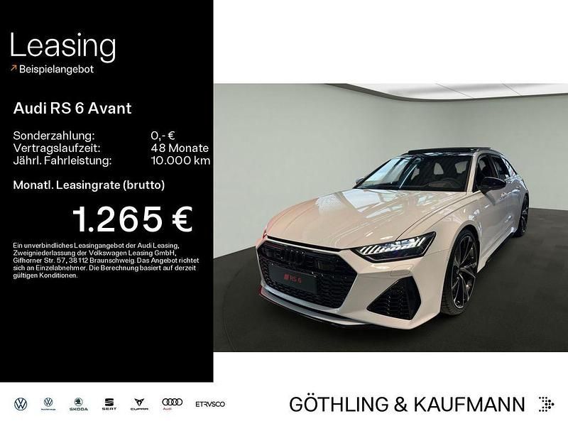 Gletscherweiß metallic Gebraucht 2024 Audi RS6 Comfort Kombi | 114.990 € (Fairer Preis) - Bild 1/4