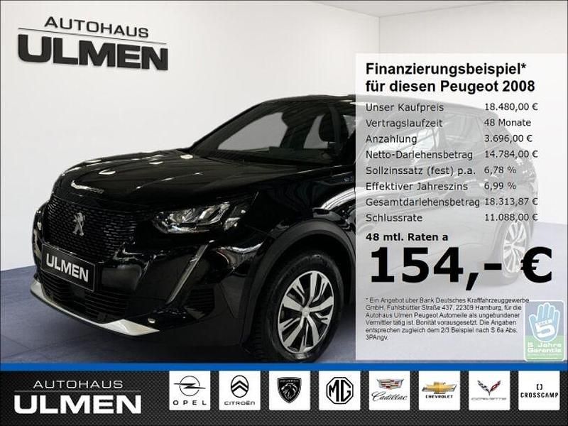 Schwarz Gebraucht 2023 Peugeot e-2008 Active SUV | 18.480 € (Guter Preis) - Bild 1/4