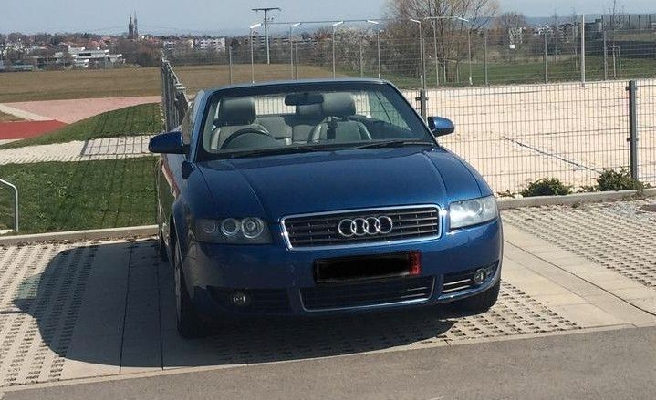Blau Gebraucht 2003 Audi A4 Cabriolet Cabrio | 3.000 € - Bild 1/4