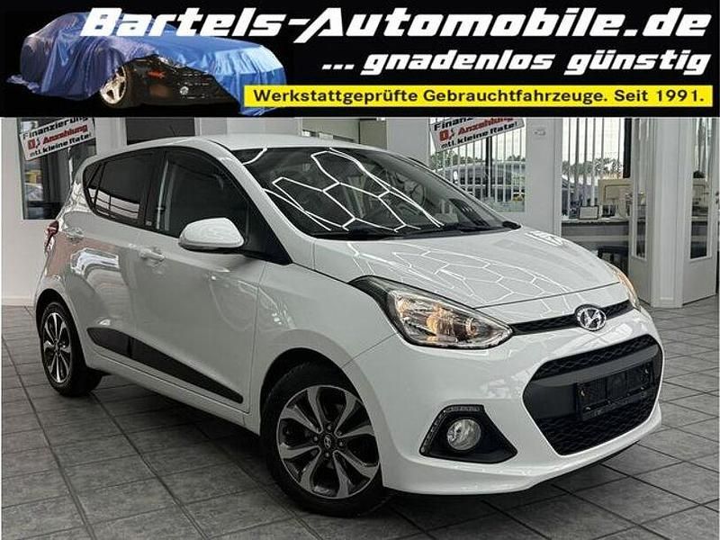 Polar white / sol Gebraucht 2016 Hyundai i10 Passion Kleinwagen | 9.450 € (Fairer Preis) - Bild 1/4