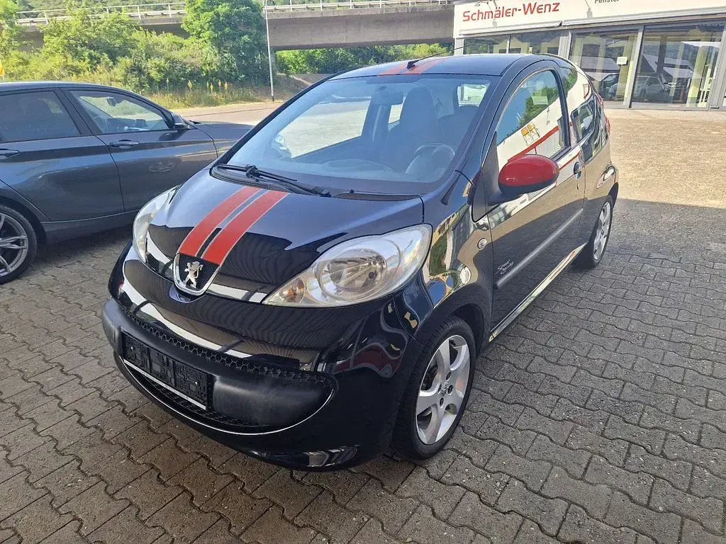 Gebraucht Peugeot 107 Filou 68 PS (50 kW) 2006 Schwarz Kleinwagen