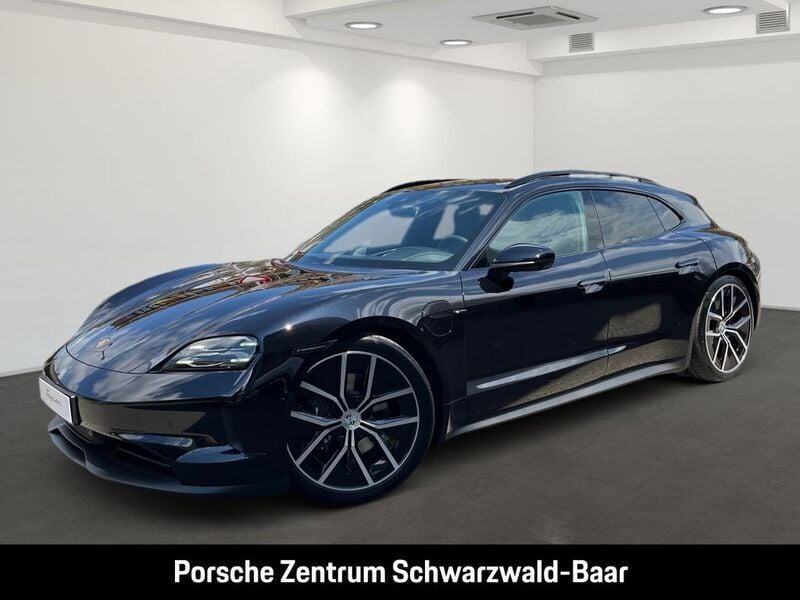 Tiefschwarzmetallic Gebraucht 2024 Porsche Taycan Sport Turismo Limousine | 99.950 € - Bild 1/4