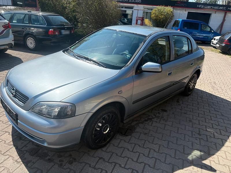 Gebraucht Opel Astra 84 PS (61 kW) 2003 Blau Limousine