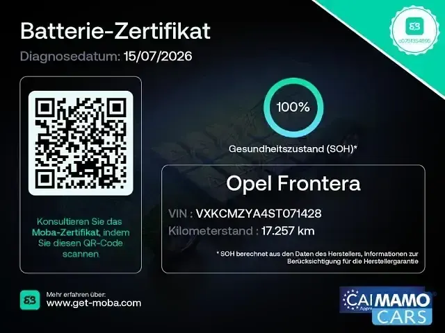Gebraucht Opel Frontera 83 kW (113 PS) 2025 Schwarz SUV