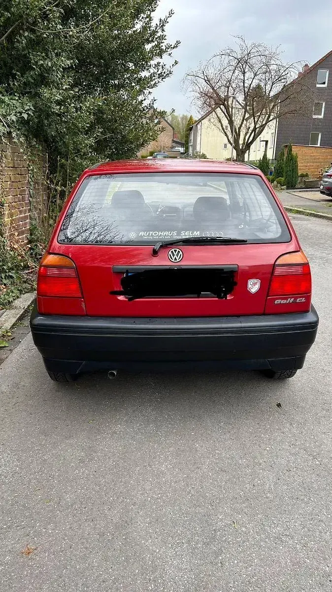 Brugt VW Golf III 60 HK (44 kW) 1995 Rød Hatchback