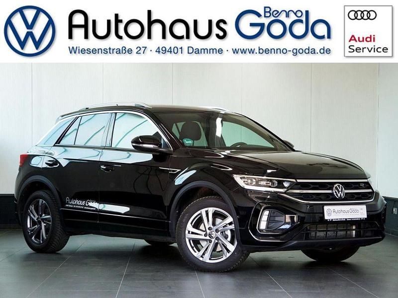 Schwarz Gebraucht 2024 VW T-Roc R-line SUV | 29.950 € (Fairer Preis) - Bild 1/4