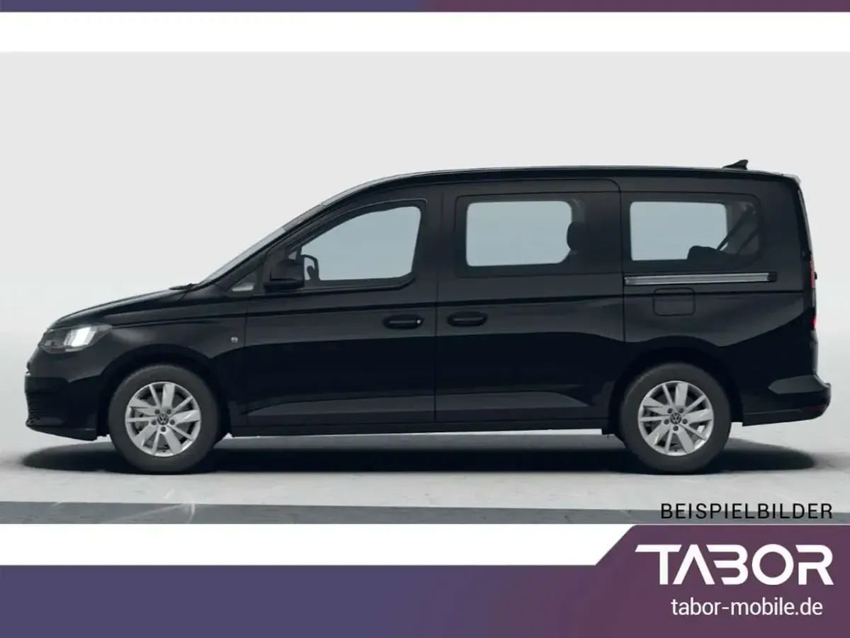 Neu VW Caddy Life 122 PS (89 kW) 2025 Deep black perleffekt Van / Kleinbus