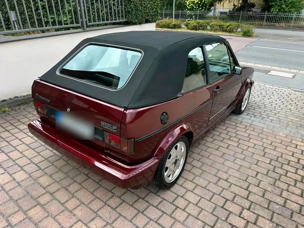Gebraucht VW Golf Cabriolet 98 PS (72 kW) 1993 Rot Cabrio