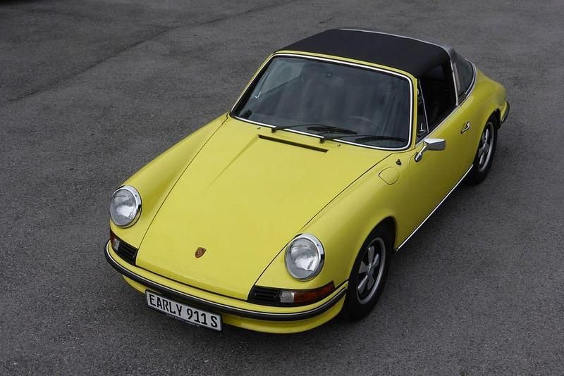 Gebraucht Porsche 911 190 PS (139 kW) 1973 Gelb Cabrio