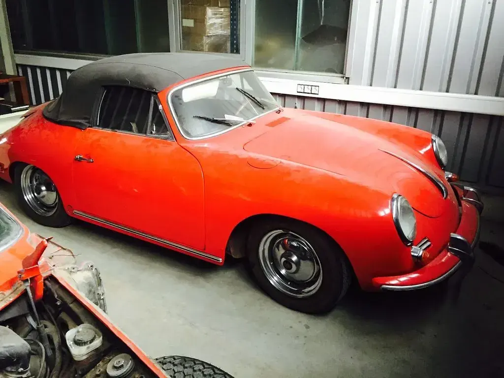 Occasion Porsche 356 90 ch (66 kW) 1963 Rouge Cabriolet