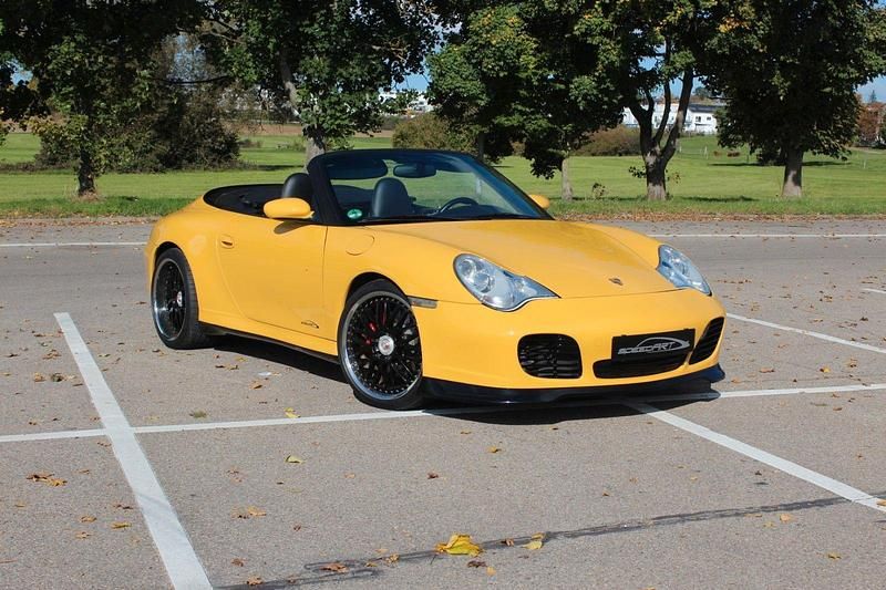 Speedgelb l12h Gebraucht 2004 Porsche 996 Cabrio | 52.996 € (Etwas zu teuer) - Bild 1/4