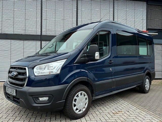Blazerblau Gebraucht 2021 Ford Transit Kombi | 34.890 € - Bild 1/4
