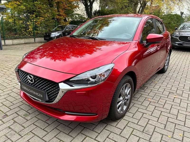 Rot Gebraucht 2021 Mazda 2 Exclusive-Line Kleinwagen | 16.950 € (Fairer Preis) - Bild 1/4