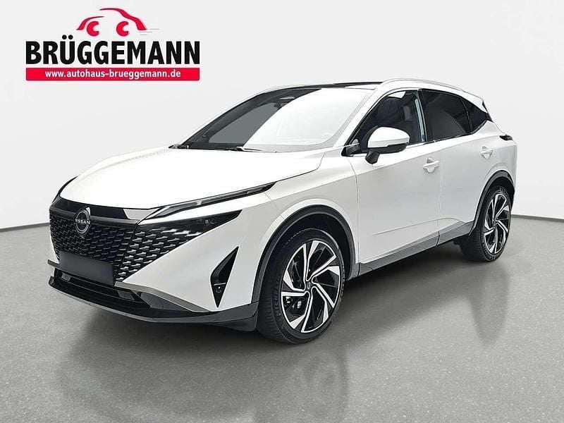 Pearl white metallic Neu 2025 Nissan Qashqai Tekna+ SUV | 35.490 € (Fairer Preis) - Bild 1/3