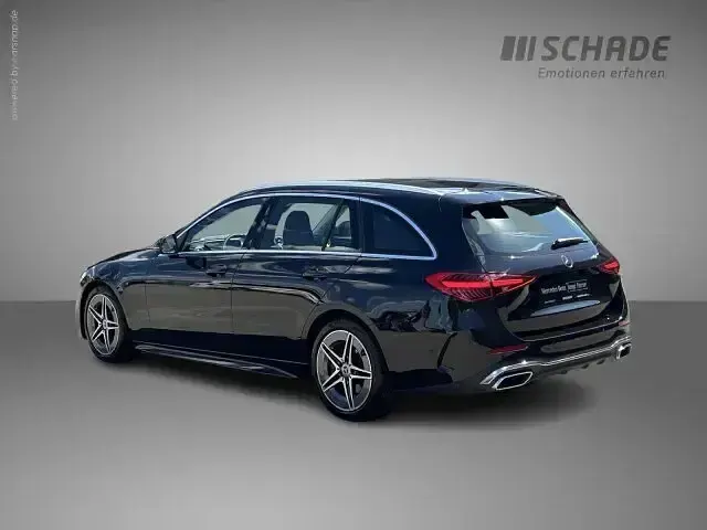 Gebraucht Mercedes C200 AMG line Plus 205 PS (150 kW) 2025 Metalliclack obsidianschwarz Limousine